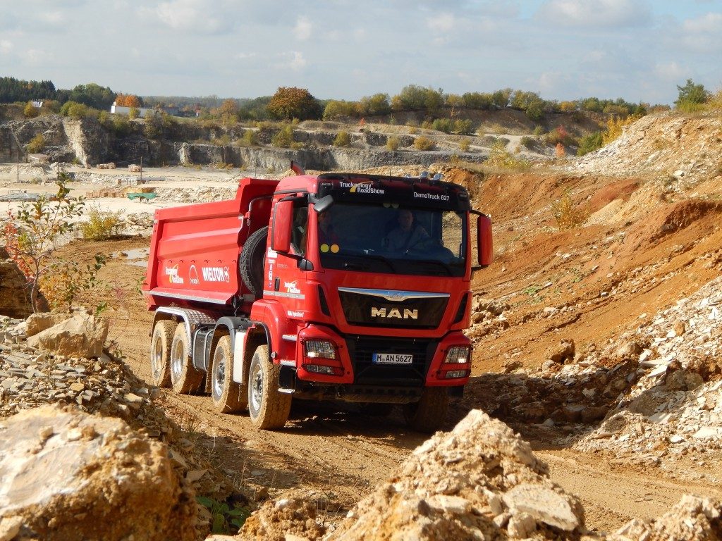 Wywrotka Wieltonu w akcji: MAN Traction Days 2015