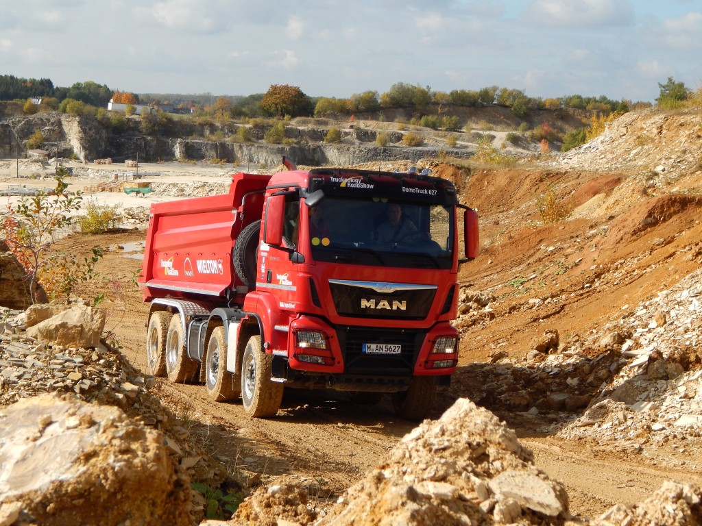 Wywrotka Wieltonu w akcji: MAN Traction Days 2015